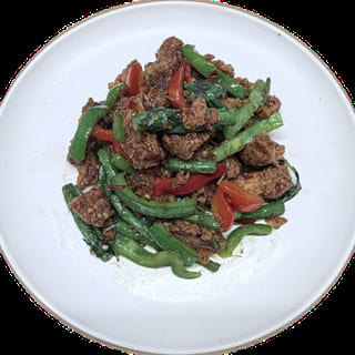 Kaprow Moo Krob (Crispy Pork Belly)